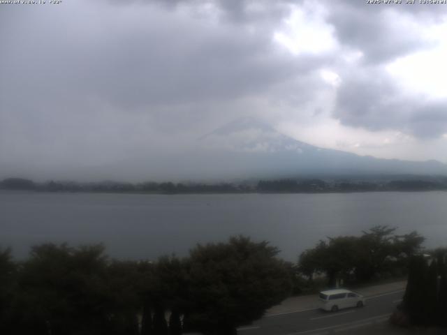 河口湖からの富士山