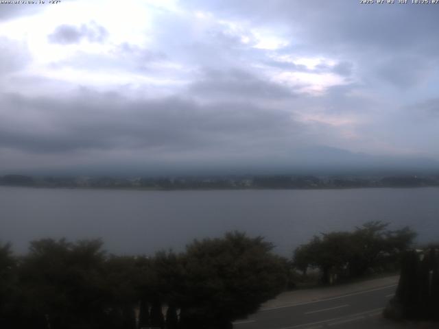 河口湖からの富士山