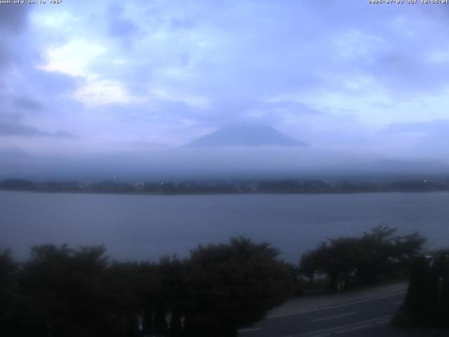 河口湖からの富士山