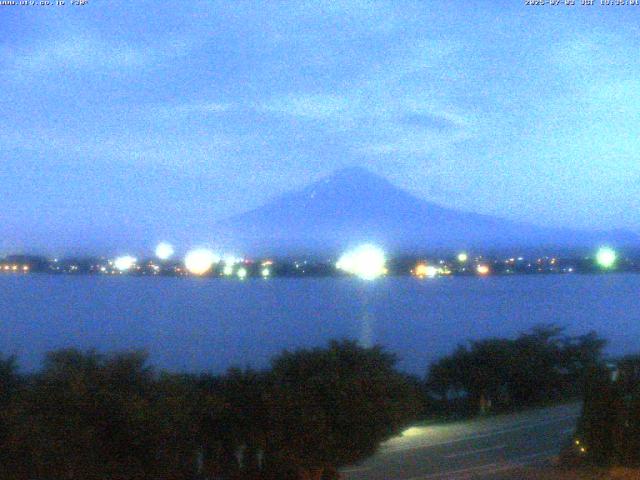 河口湖からの富士山