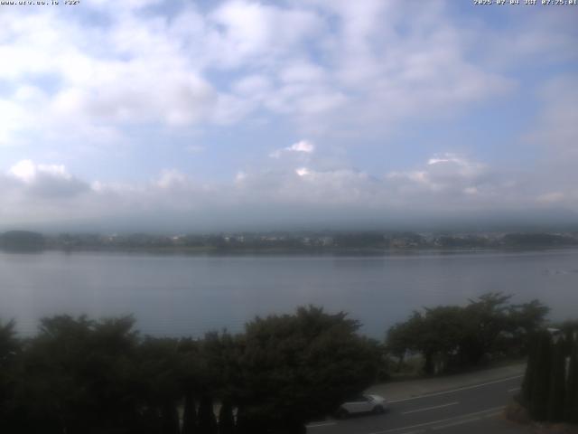 河口湖からの富士山