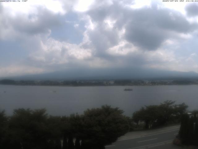 河口湖からの富士山