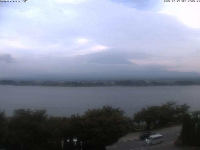 河口湖からの富士山