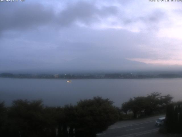 河口湖からの富士山