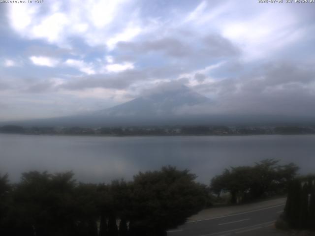 河口湖からの富士山