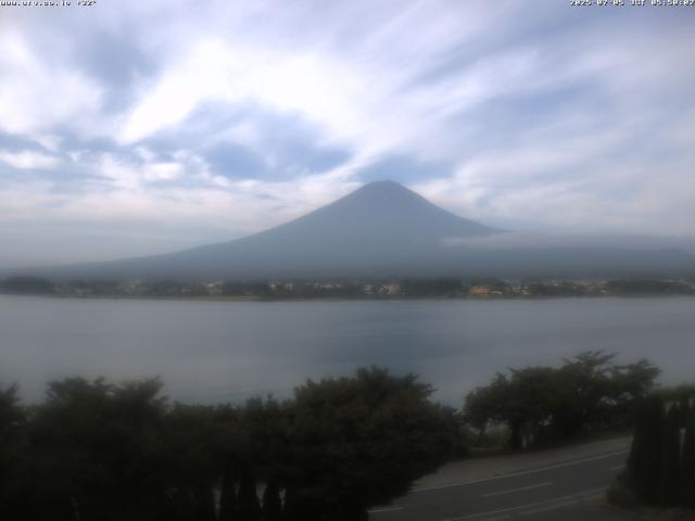 河口湖からの富士山