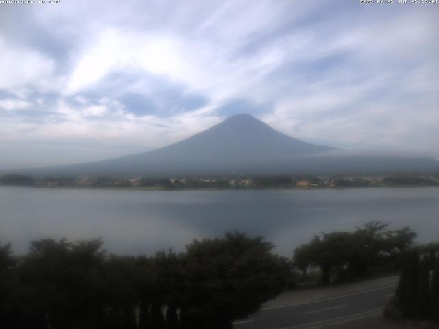 河口湖からの富士山