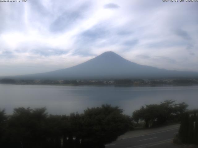 河口湖からの富士山