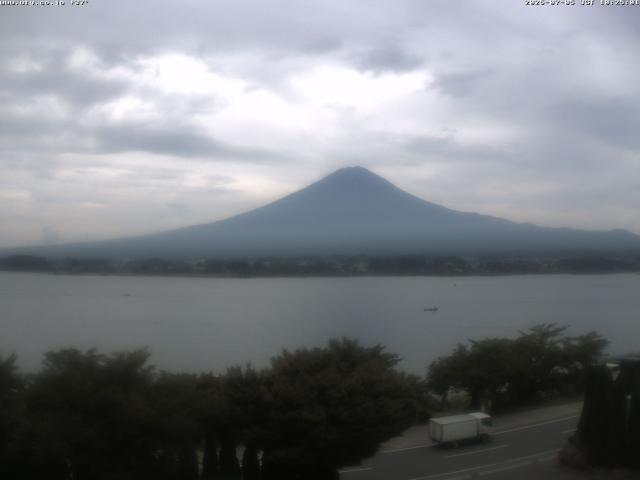 河口湖からの富士山