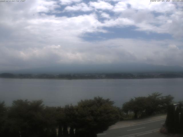 河口湖からの富士山