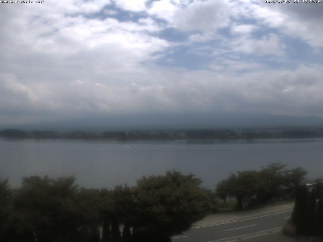 河口湖からの富士山