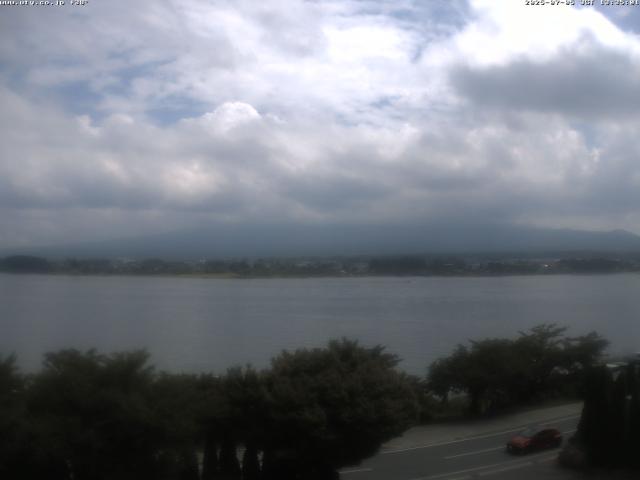 河口湖からの富士山