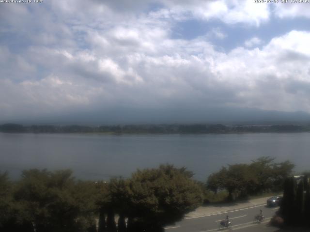 河口湖からの富士山