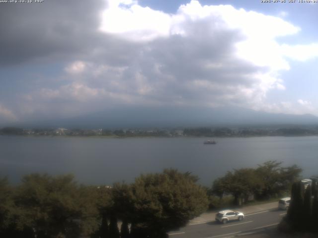 河口湖からの富士山
