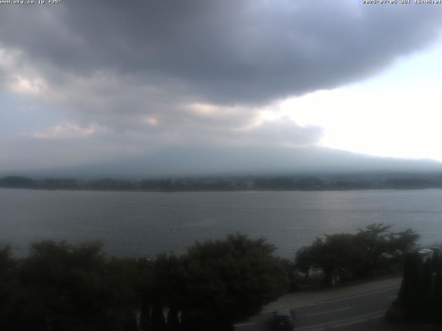 河口湖からの富士山