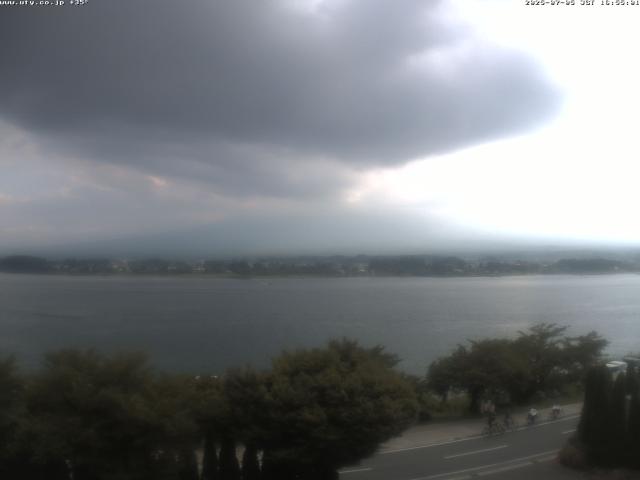 河口湖からの富士山