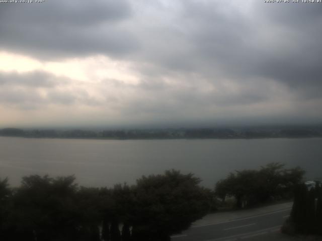 河口湖からの富士山