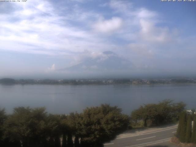河口湖からの富士山
