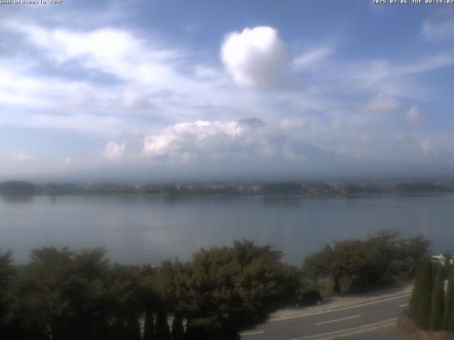 河口湖からの富士山