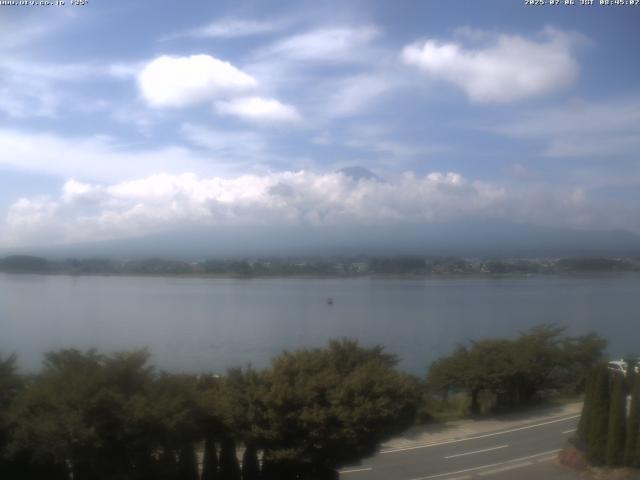 河口湖からの富士山