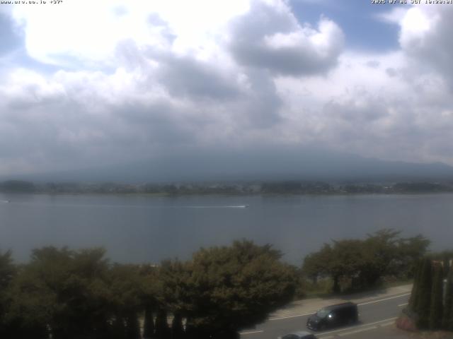 河口湖からの富士山