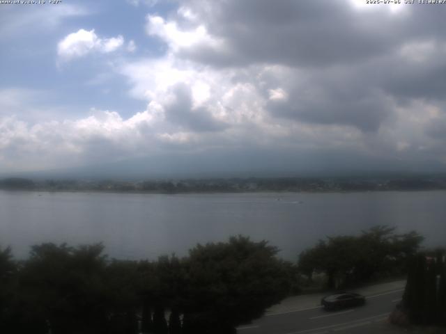 河口湖からの富士山