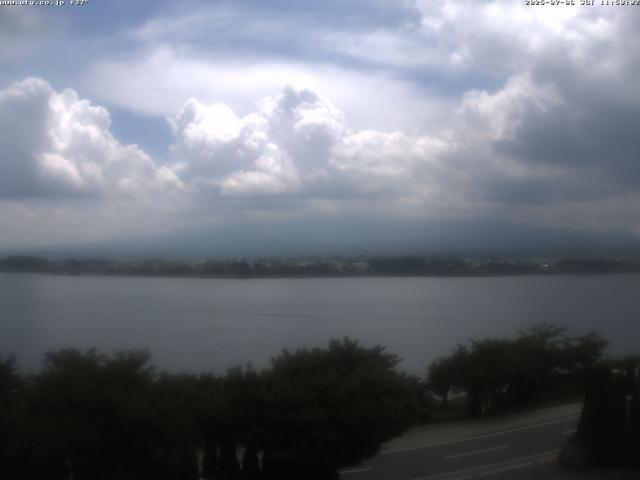 河口湖からの富士山