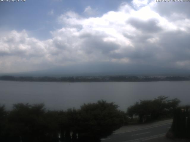 河口湖からの富士山