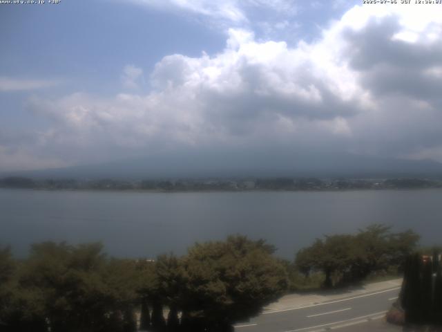 河口湖からの富士山