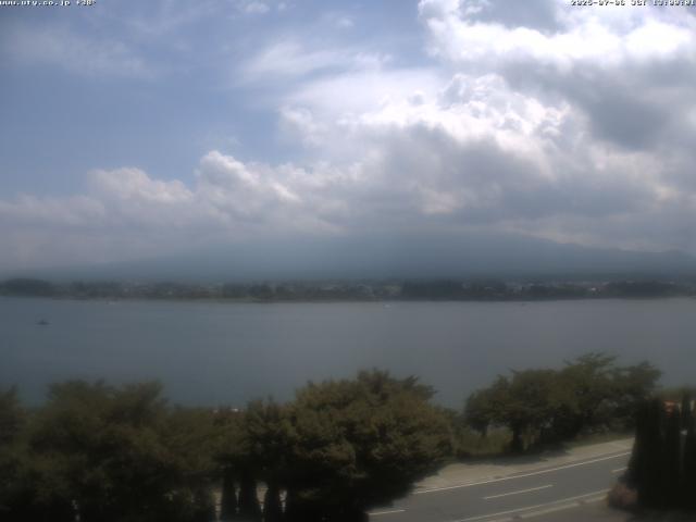 河口湖からの富士山