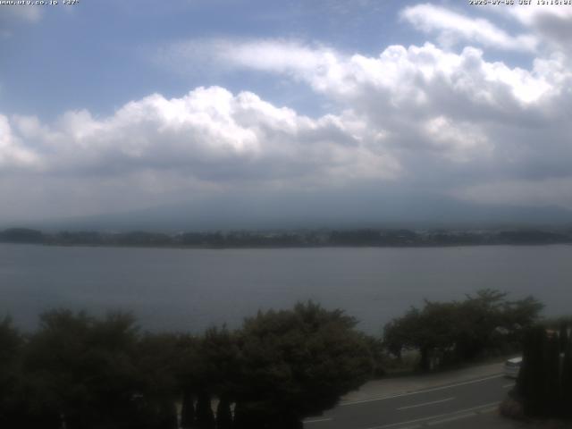 河口湖からの富士山