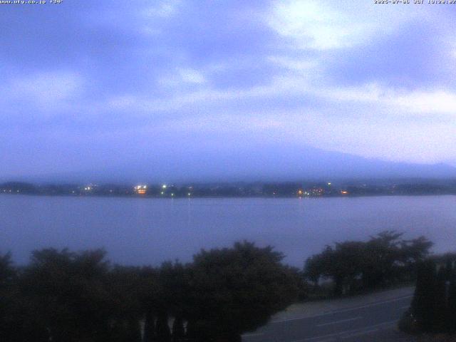 河口湖からの富士山