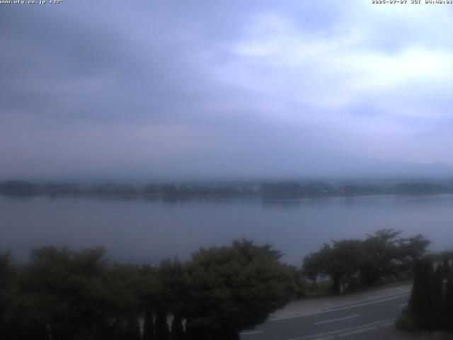 河口湖からの富士山