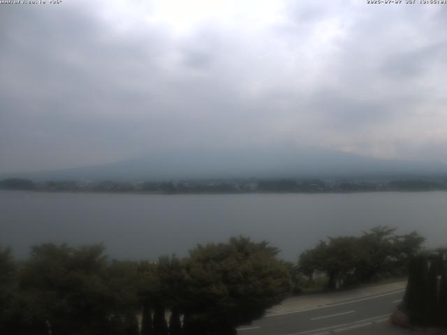 河口湖からの富士山