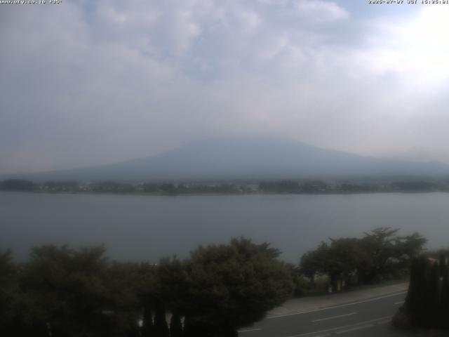 河口湖からの富士山