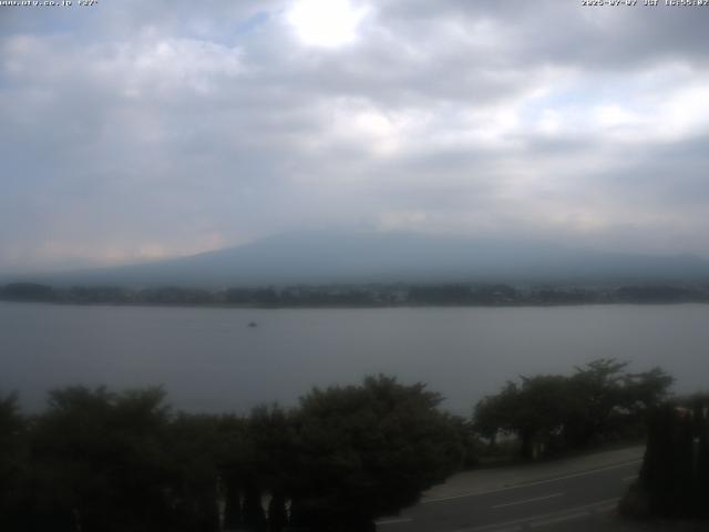 河口湖からの富士山