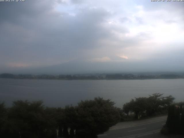 河口湖からの富士山