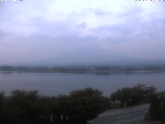 河口湖からの富士山