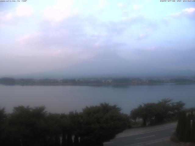 河口湖からの富士山