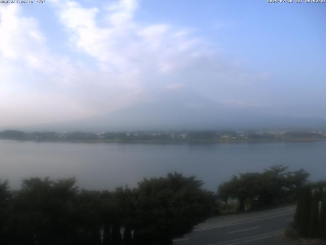 河口湖からの富士山