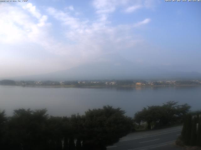 河口湖からの富士山