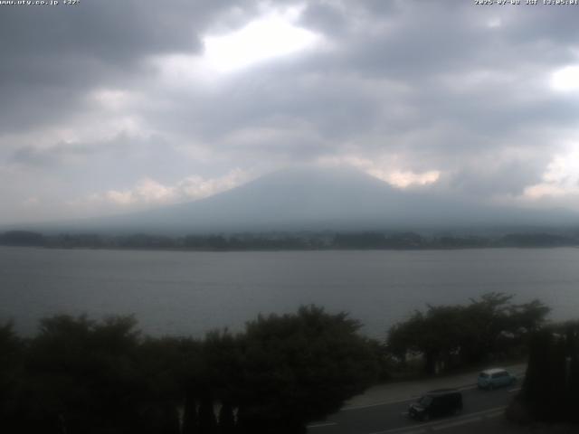 河口湖からの富士山