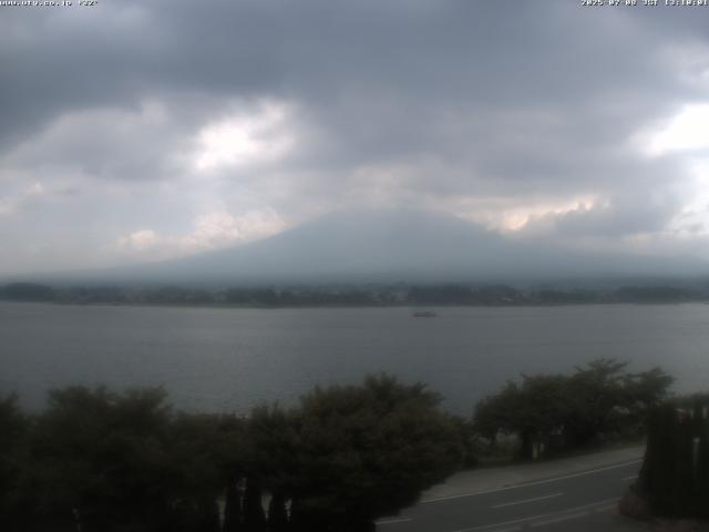 河口湖からの富士山