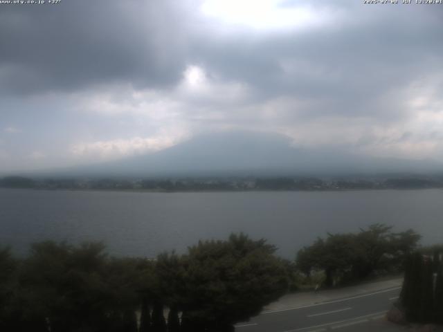 河口湖からの富士山
