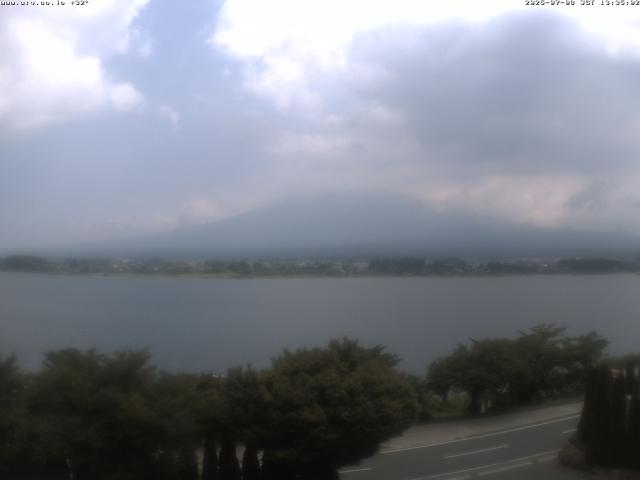 河口湖からの富士山