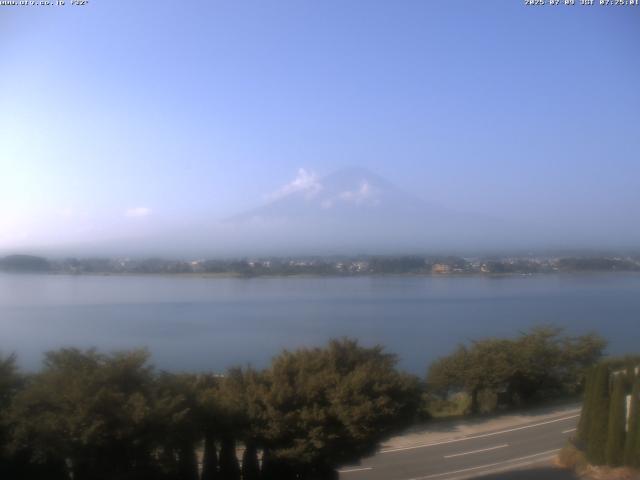 河口湖からの富士山