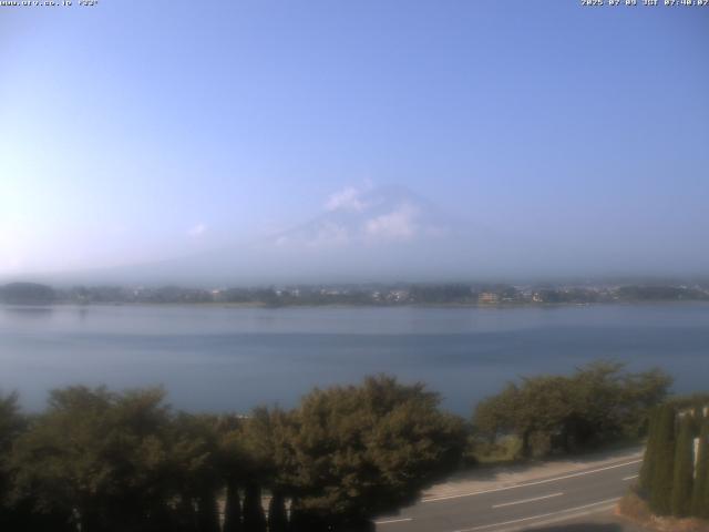 河口湖からの富士山