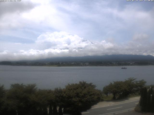 河口湖からの富士山