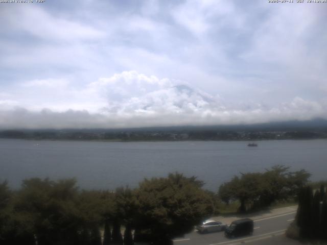 河口湖からの富士山