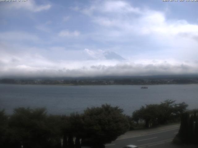 河口湖からの富士山